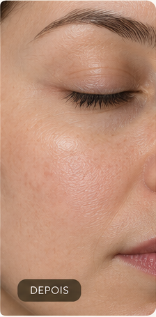 Depois do tratamento de Peeling