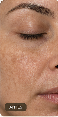 Antes do tratamento de Peeling